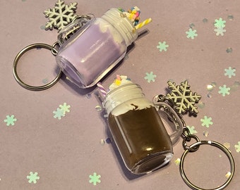 Schlüsselanhänger Milchshake