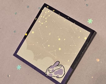 Dreamy Bunny Sticky Note Pad