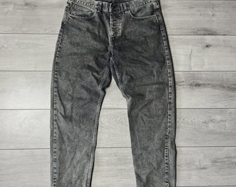 Spodnie Carhartt WIP Newel Jeans Faded Black, rozmiar 36/34