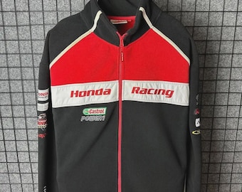 Vintage Honda Racing fleece jacket size XXL