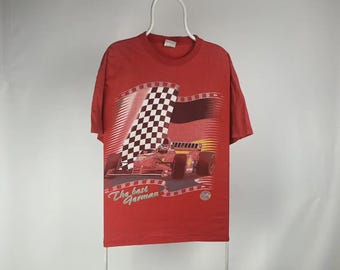 Koszulka Vintage Ferrari Racing Formuła 1 Schumacher Michael