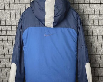 Nike Vintage Embroidered Swoosh Logo Puffer Jacket Size L