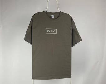 Koszulka Nine Inch Nails z nadrukiem „Żegnaj Rock” w rozmiarze XL