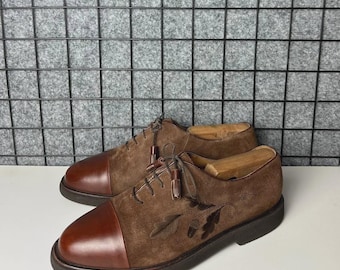 Bally Oxford Vintage Suede Boots US9.5