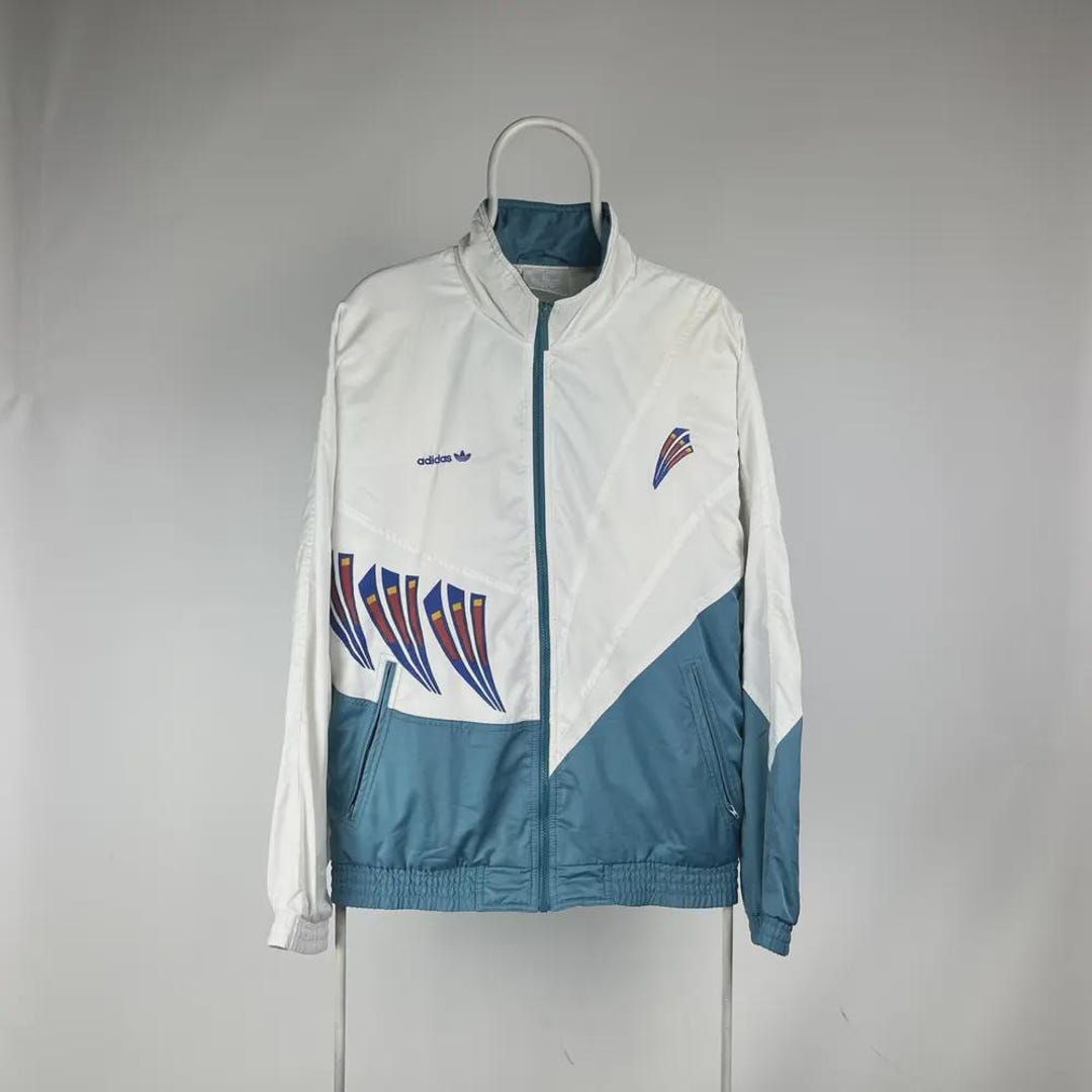 Vintage 90s ADIDAS Stefan Edberg Track Jacket Full Zip Large - Etsy