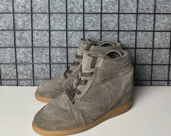 Isabel Marant Style Wedge Hi-Top Sneakers US 5 wmns