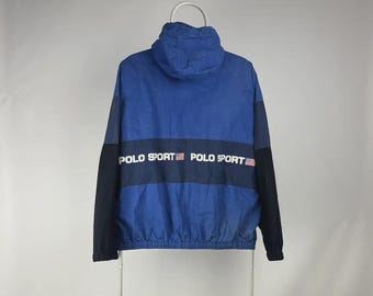 Vintage 90s Ralph Lauren Polo Sport Men's Jacket Windbreaker - Etsy