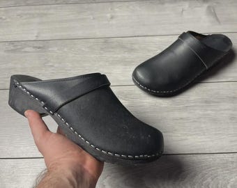 Bjork Borg wood clogs sandals size 11.5