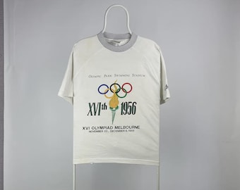 Adidas vintage T-shirt USA Olympic Melbourne 1956 swimming