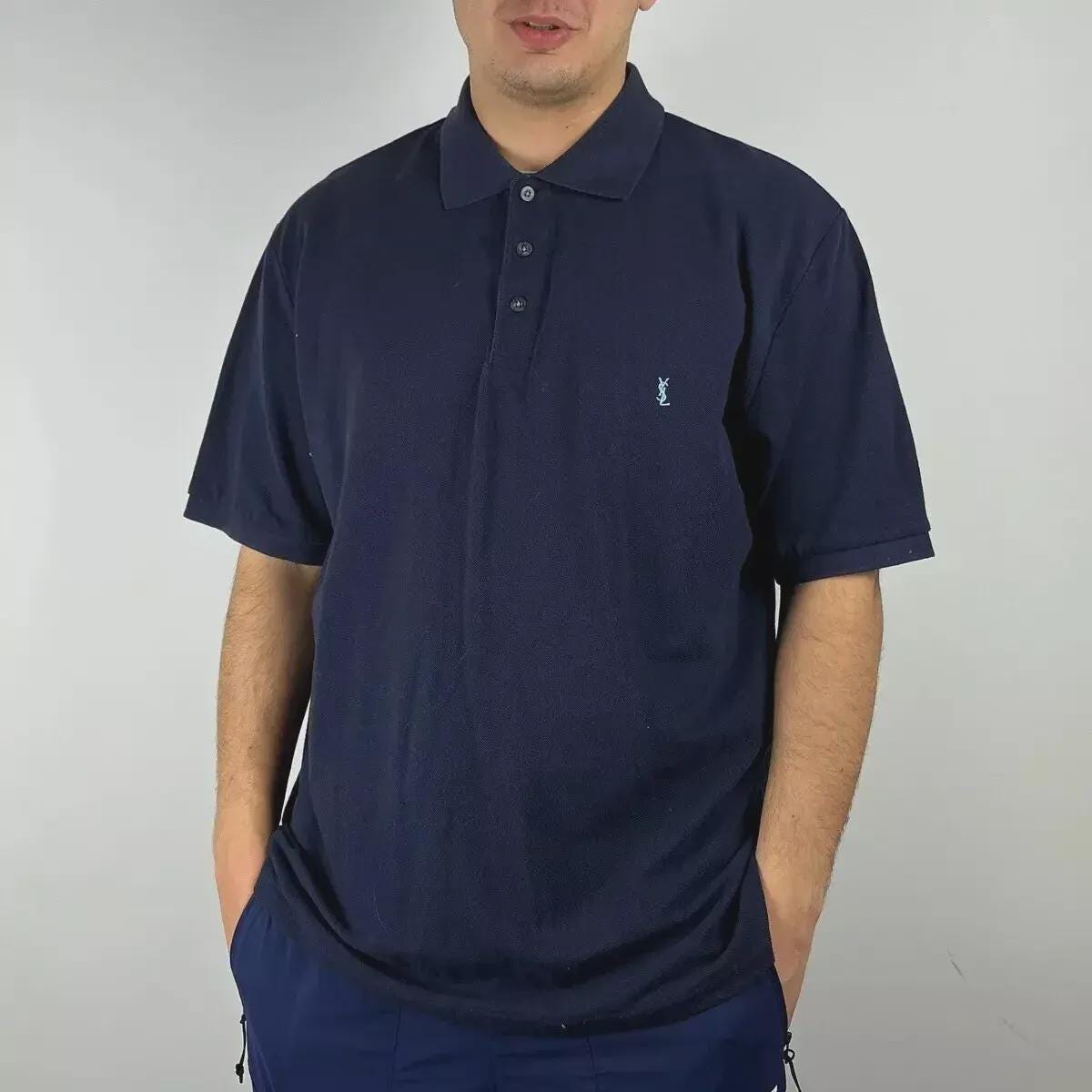 Yves Saint Laurent Polo Shirt - Etsy