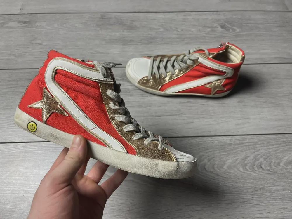 Golden Goose Sneakers Size 38 - Etsy
