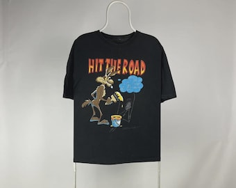 Vintage Wile E Coyote Single Stitch Looney Tunes T-Shirt 90s