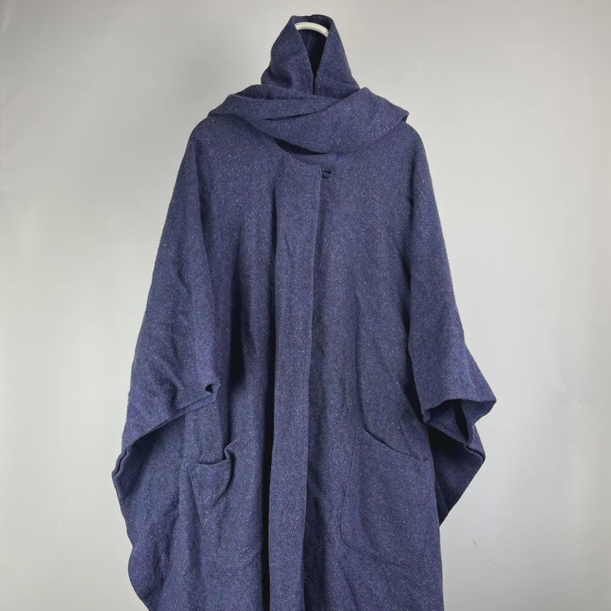 “JIMMY HOURIHAN ジミーホリハン　ポンチョ　アイルランド製 Jimmy hourihan cape - Etsy 日本