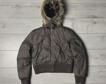 Kurtka bomberka Miss Posh Faux Fur Y2K Short Arctic