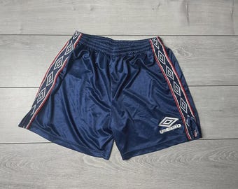 Vintage Umbro Soccer Shorts logo rozmiar S