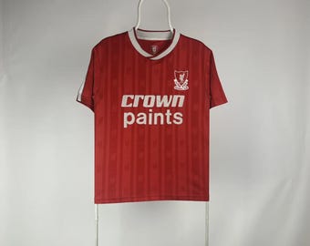 Liverpool Retro Replica FOOTBALL 1987 1988 CZERWONA KOSZULKA