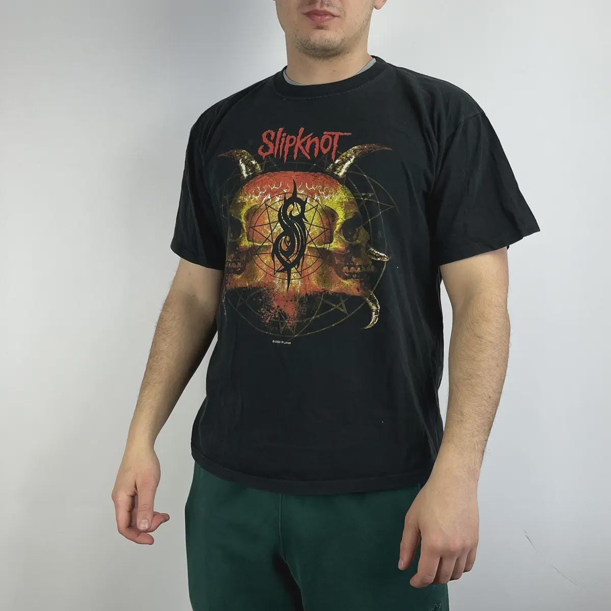 slipknot graphic tee - size M in men - never... - Depop