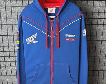 Bluza z kapturem Honda Racing z zamkiem błyskawicznym, rozmiar XXL