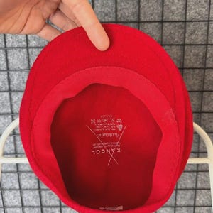 Gorro tipo boina Kangol de lana regular imagen 6