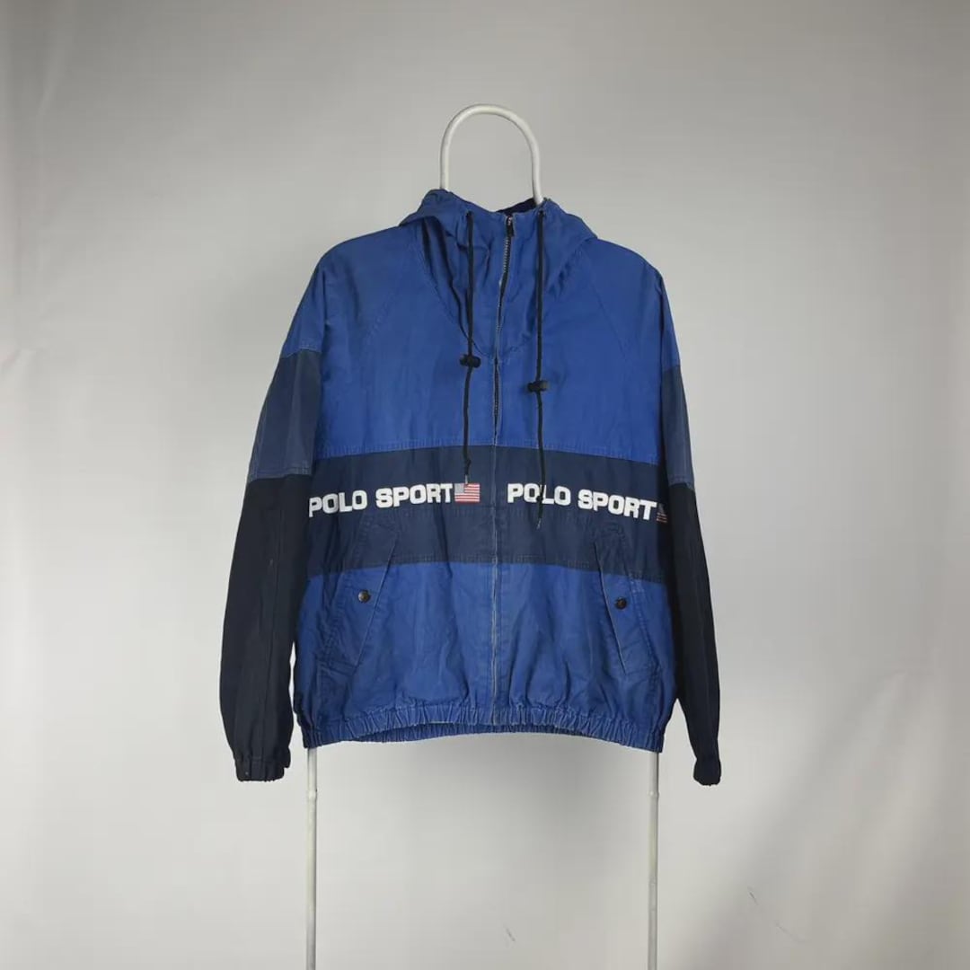 Vintage 90s Ralph Lauren Polo Sport Men's Jacket Windbreaker - Etsy