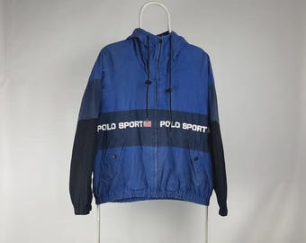 Vintage 90s Ralph Lauren Polo Sport Men's Jacket Windbreaker - Etsy