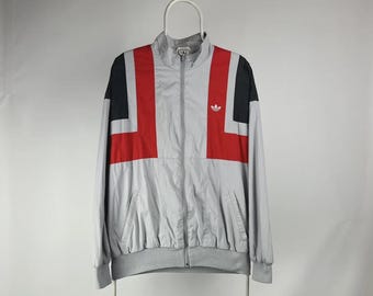 Kurtka Adidas Track Shell Vintage z lat 90., rozmiar XL