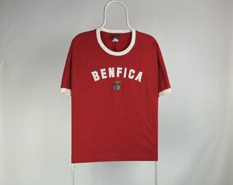 Adidas Benfica training tshirt 2003/4 vintage size XLarge