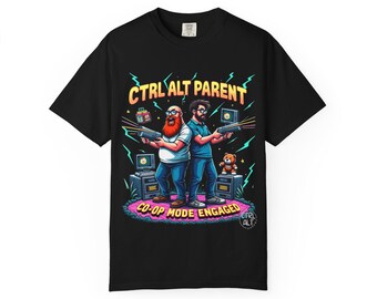 Ctrl Alt Parent Co-Op Mode Engaged Dual Wielding Juice Boxes and Laser Focus