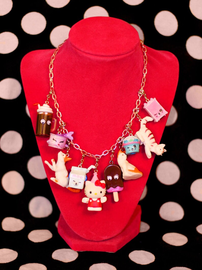 Random Toy Necklace Etsy