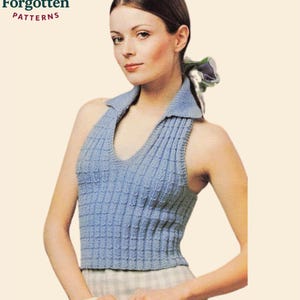 70s Knit Polo - Etsy
