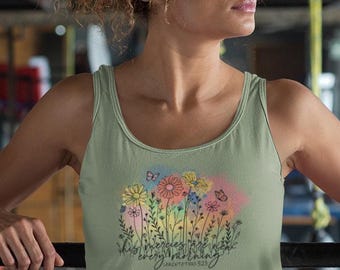 His Mercies Inspirational Design Comfort Soft Tank Top