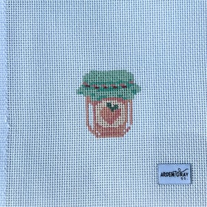 Peach Jam Mini Needlepoint Canvas