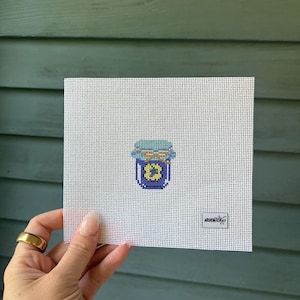 Blueberry Jam Mini Needlepoint Canvas