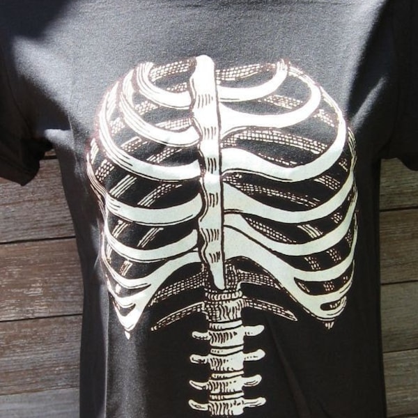 Skeleton Torso Ribcage T-Shirt - FREE shipping in US