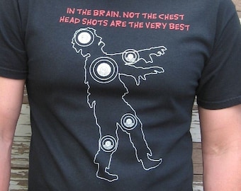 Zombie Shirt - Zombie Target Practice T-Shirt - FREE shipping in US