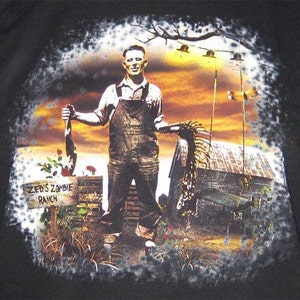 Zombie Shirt - Zed's Zombie Ranch Colorful Sunset T-Shirt - FREE shipping in US