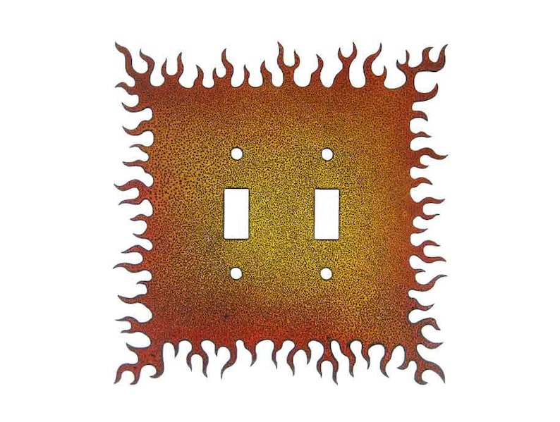 Double Switch Free Shipping in US Decorative Lightswitch Flames