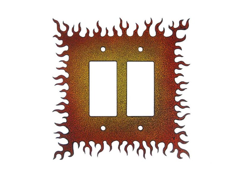 Double Switch Free Shipping in US Decorative Lightswitch Flames