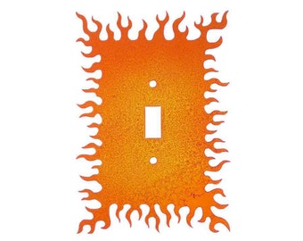 Flammes d’interrupteur décoratif - Interrupteur unique - Livraison gratuite aux États-Unis
