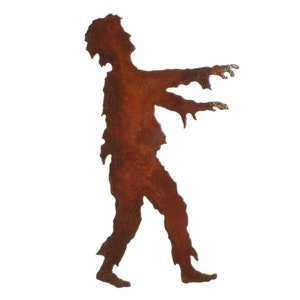 Zombie Profile Steel Refrigerator Magnet Free Shipping in US image 1