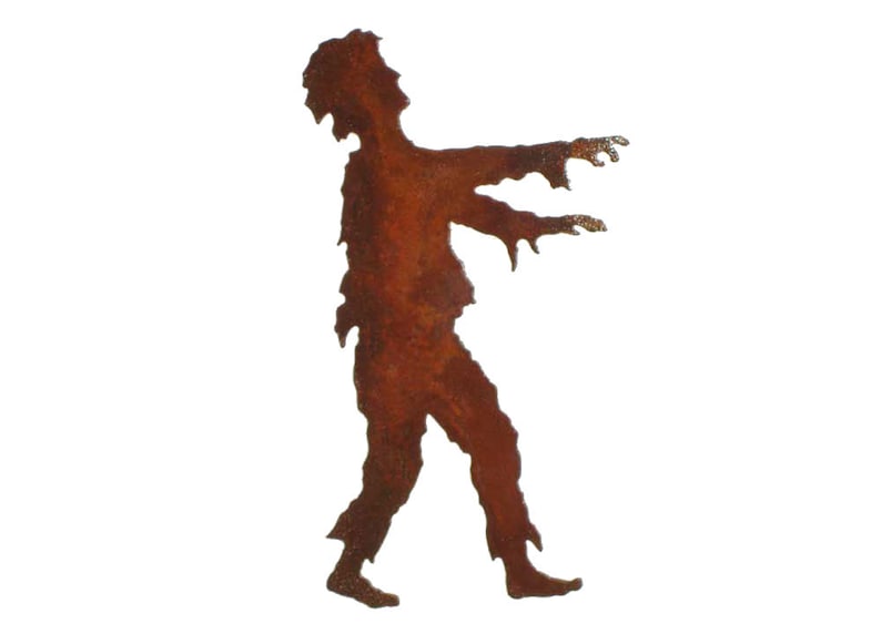 Zombie Profile Steel Refrigerator Magnet Free Shipping in US image 1