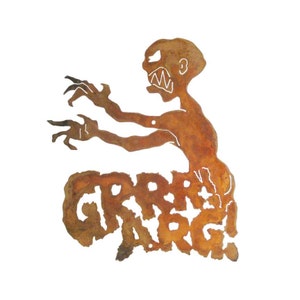 Grrr Arg Zombie Wall Sign Free Shipping in US image 2