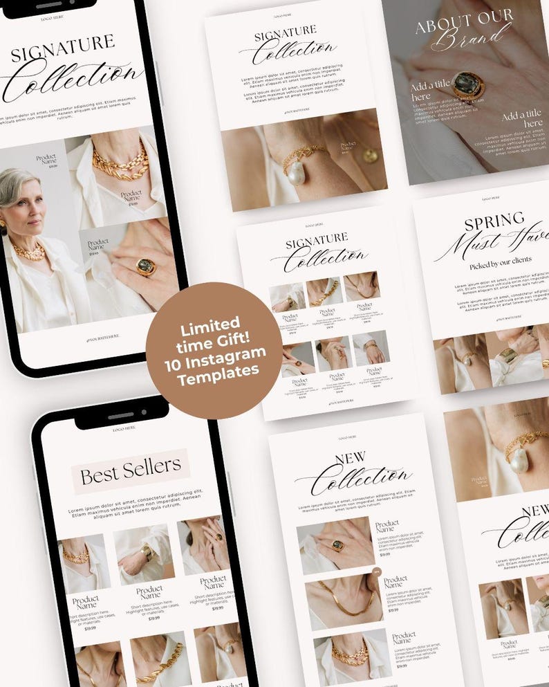 Canva Catalog Template Editable Product Catalog for Small Business Etsy