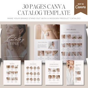 Canva Catalog Template – Editable Product Catalog for Small Business