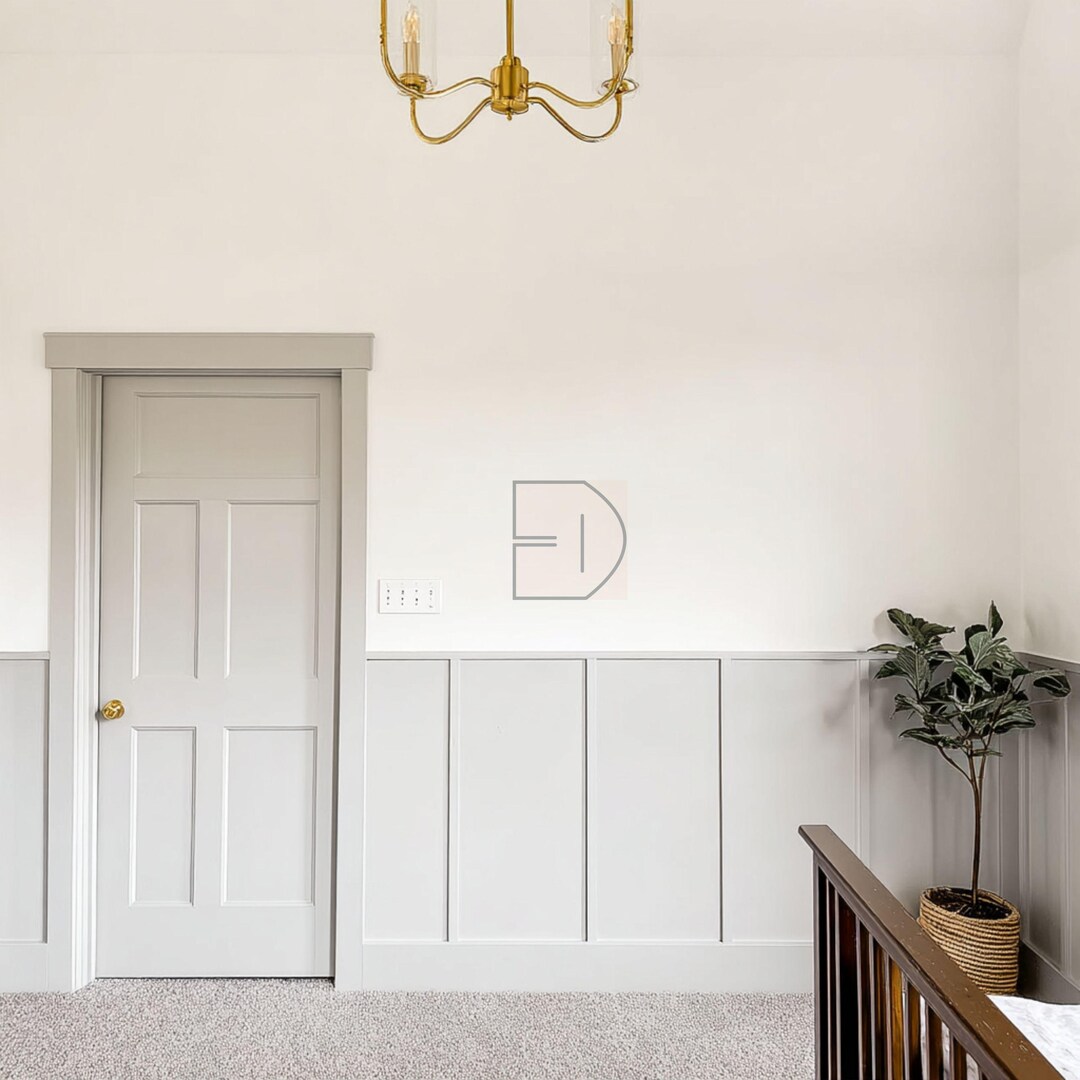 Half Board and Batten Kit Wainscoting Panels, Wall Molding Set ...