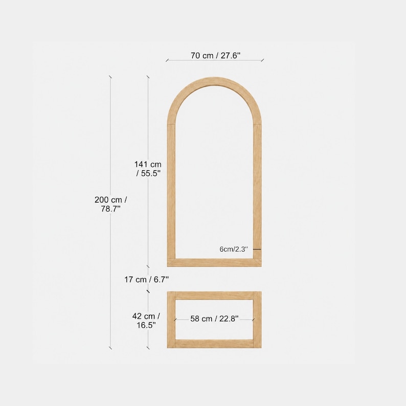 Kit gewelfde wandpanelen, voorgesneden mdf-lijst, doe-het-zelf accentmuurbekleding, overschilderbare gewelfde lambrisering 1 panel set