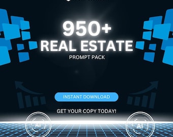 Real Estate AI Prompt Pack: Client Communication, Market Analysis (PDF File)