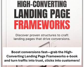 High-Converting Landing Page Frameworks E-Book: Marketing Guide (PDF)