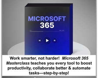Microsoft 365 Audio & Video Tutorials: Master Word, Excel, Teams
