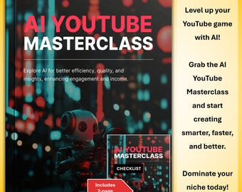 クリエイター向けAI YouTubeマスタークラスガイド - AIツールでエンゲージメントを高め、チャンネルを成長させ、収益化を図る